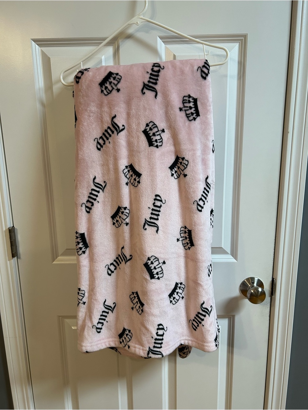 Juicy Couture Pink Logo Crown Velvet Mini Skirt